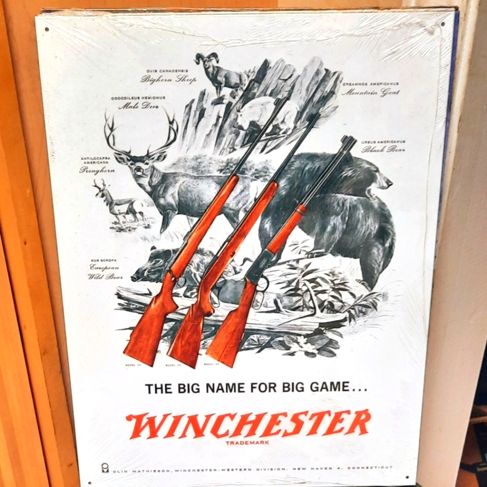 Winchester Metal Sign